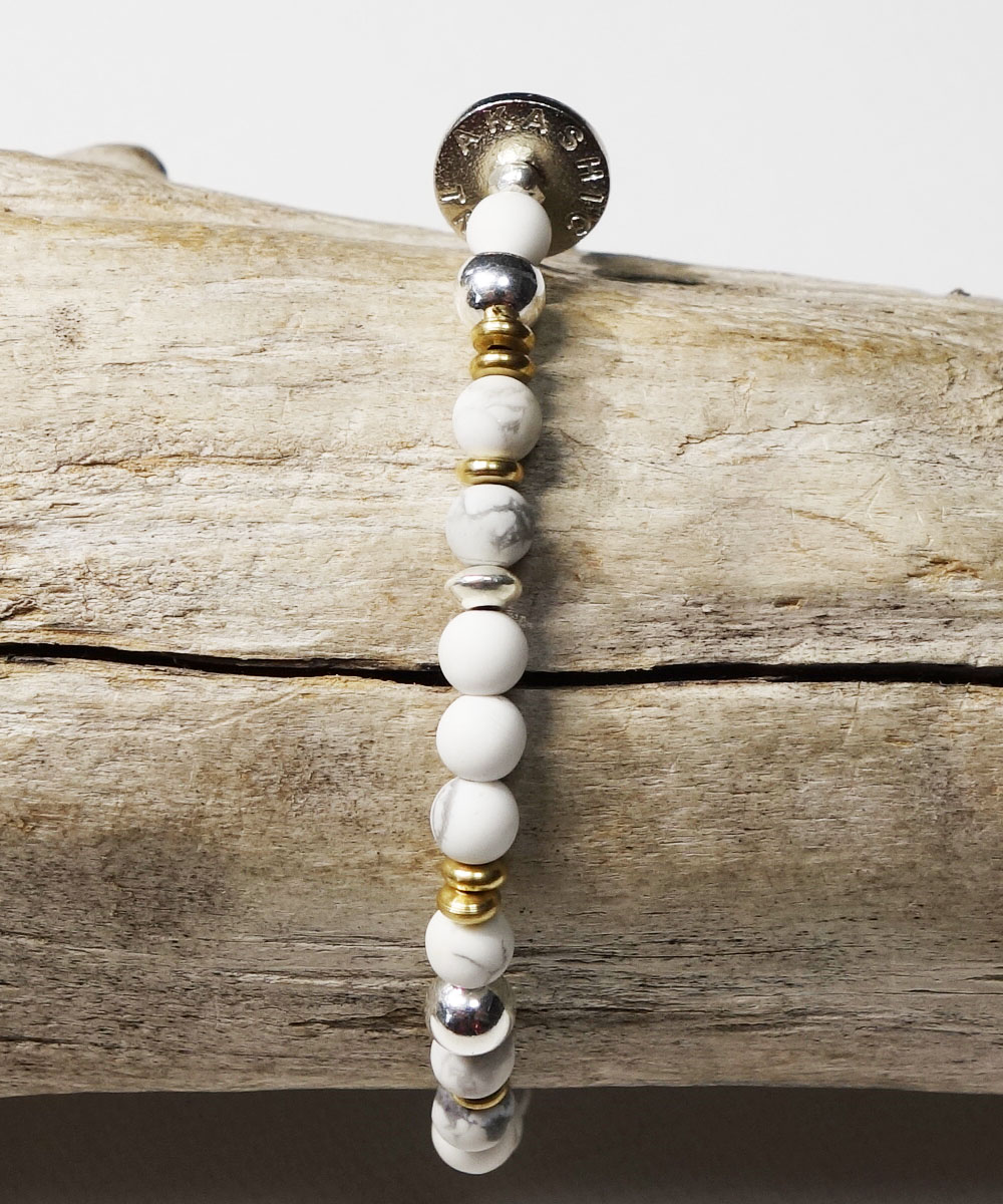 HOWLITE BRACELET（ハウライトブレスレット）｜Color-WHITE
